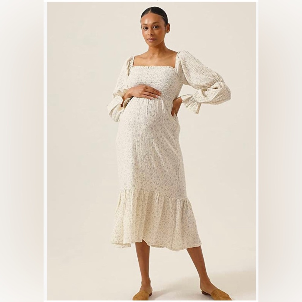 Nothing Fits But Yuki Dress In Floral Gauze